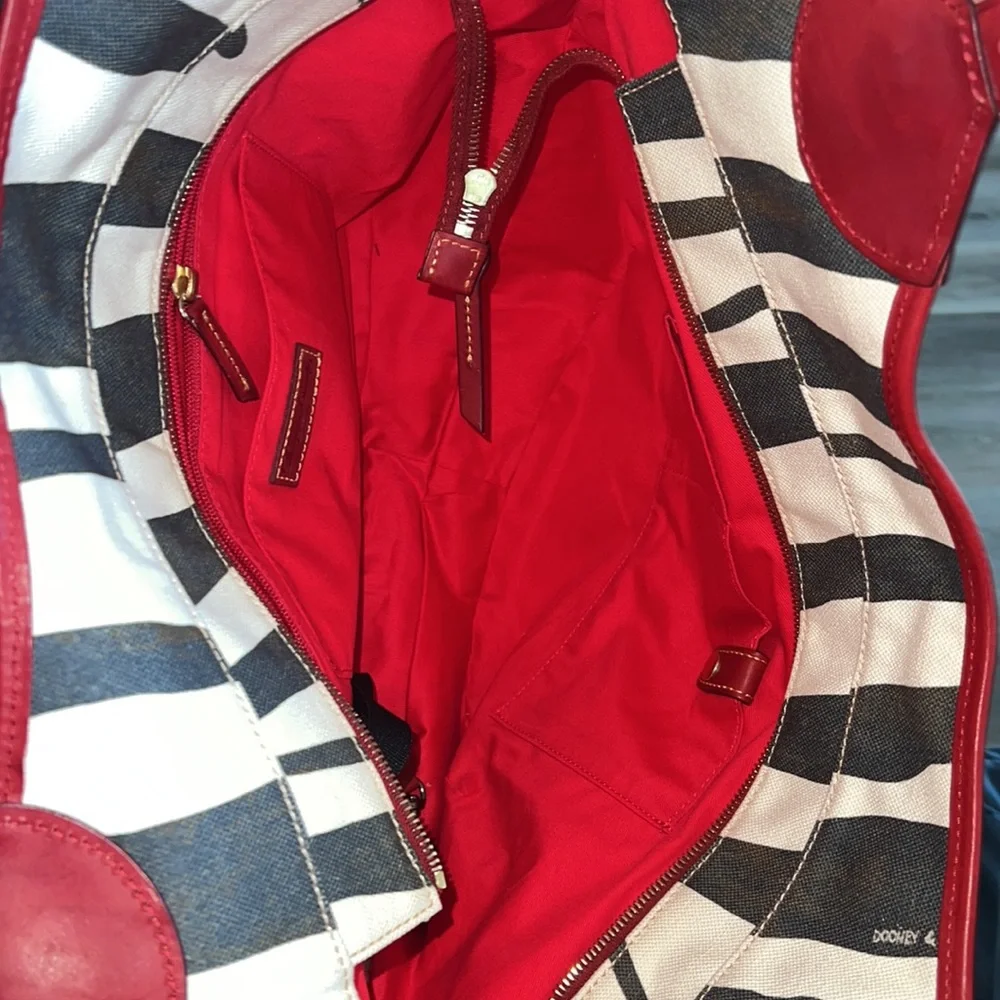 Dooney & Bourke Zebra Print Tote with Red Accents
In pristine condition. - Picture 5 of 8